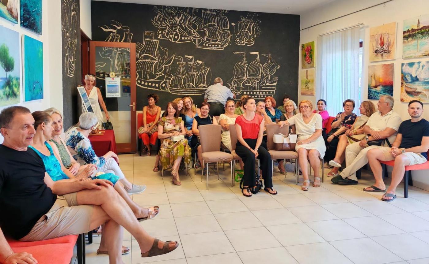 Likovna udruga Poreč otvorila 18. tradicionalnu izložbu "Mediteran"