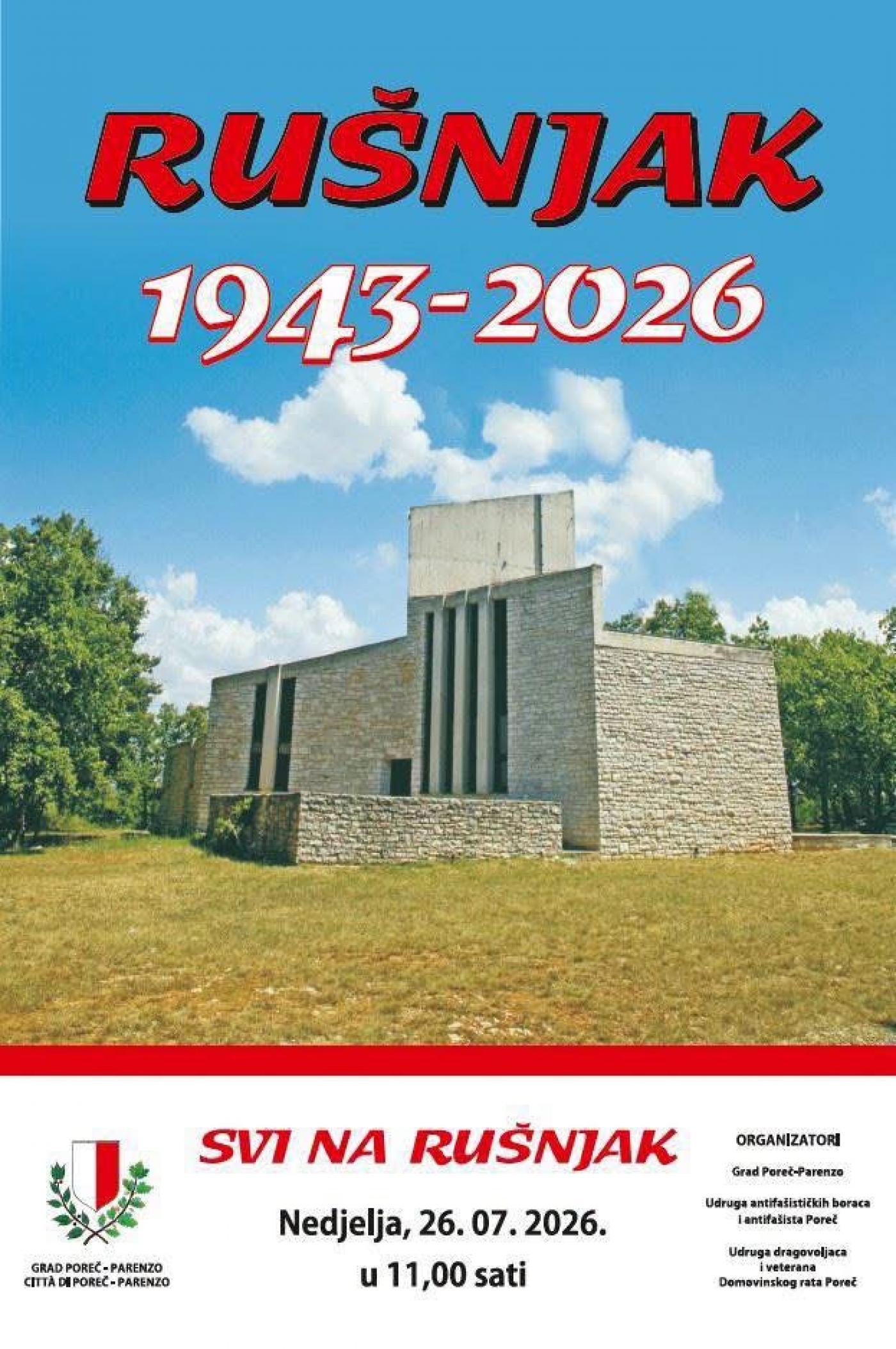 U nedjelju tradicionalno druženje na Rušnjaku