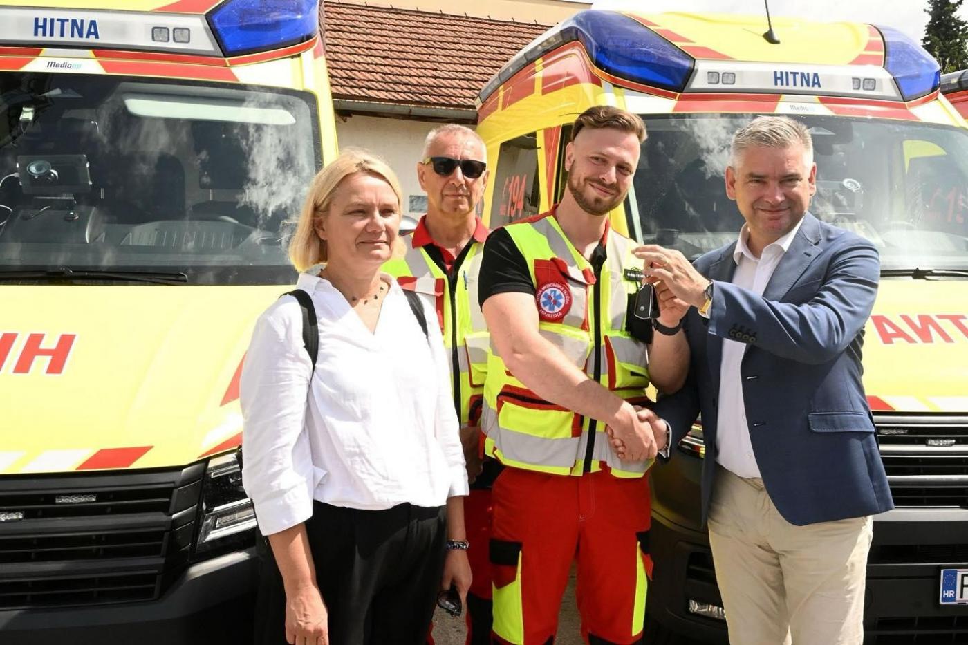 Od 2021. godine Istarska županija nabavila 53 ambulantna vozila i vozila saniteta vrijedna više od 8,4 milijuna eura