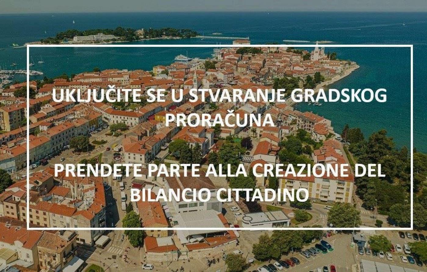 I ove se godine svojim prijedlozima uključite u stvaranje proračuna Grada Poreča-Parenzo za 2027. godinu