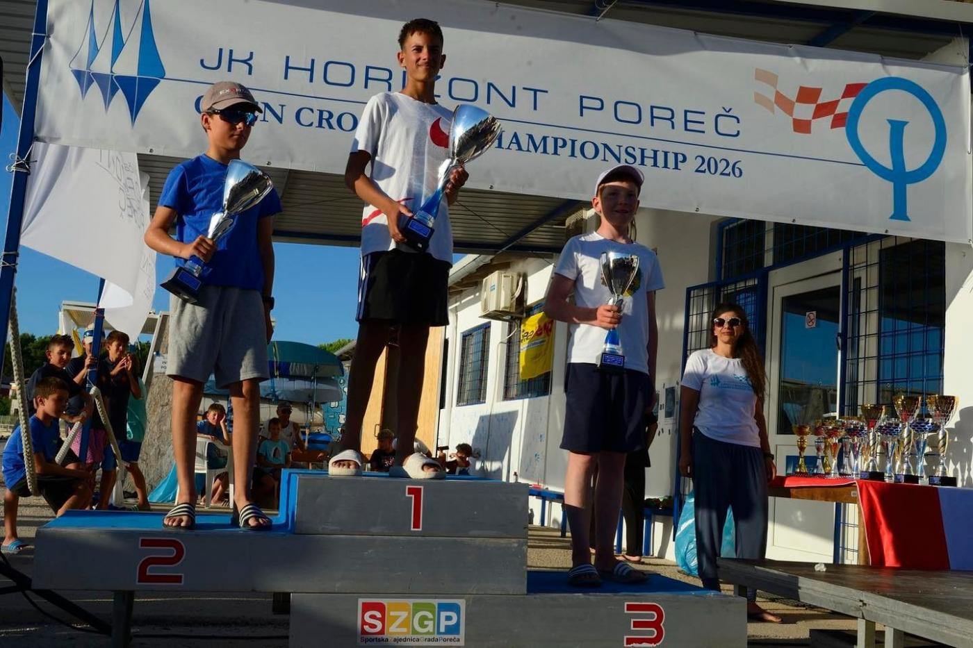 U Poreču završeno Otvoreno prvenstvo Hrvatske u klasi Optimist U16