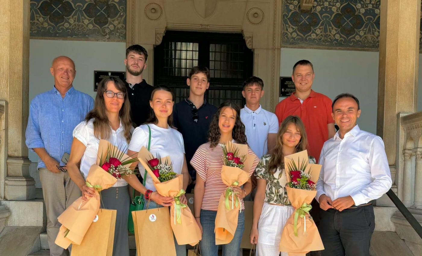 Gradonačelnik Peršurić primio mačevaoce iz MK Špada povodom povijesnih uspjeha na državnom natjecanju