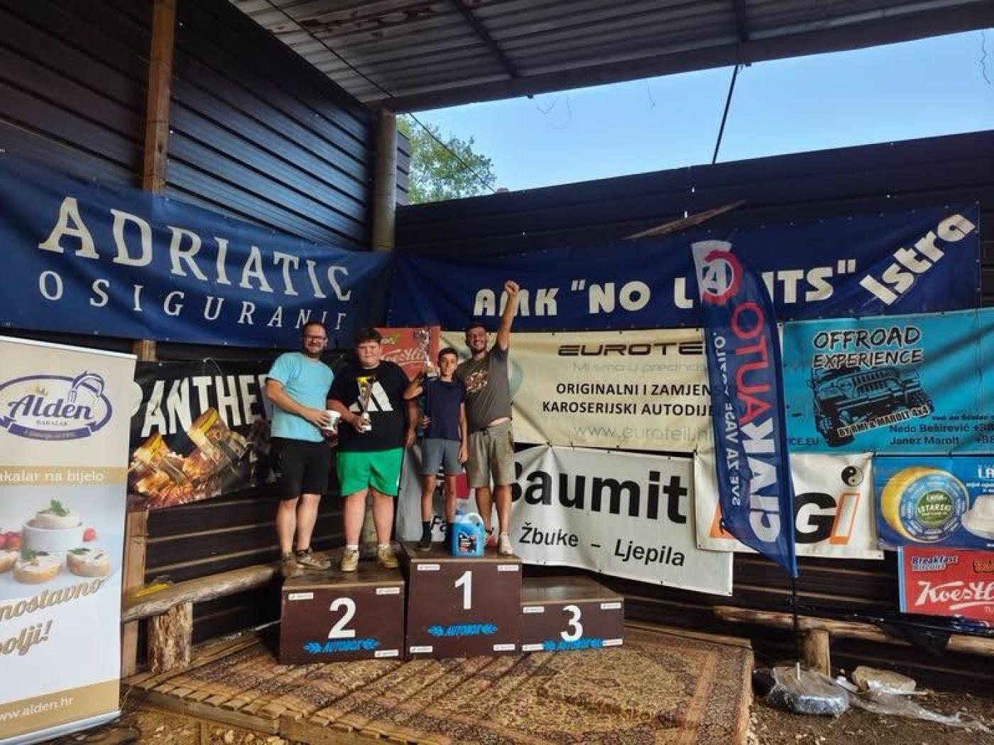 Ukupni pobjednik 36. Autobox Istra off road je mladi Antonio Korlević