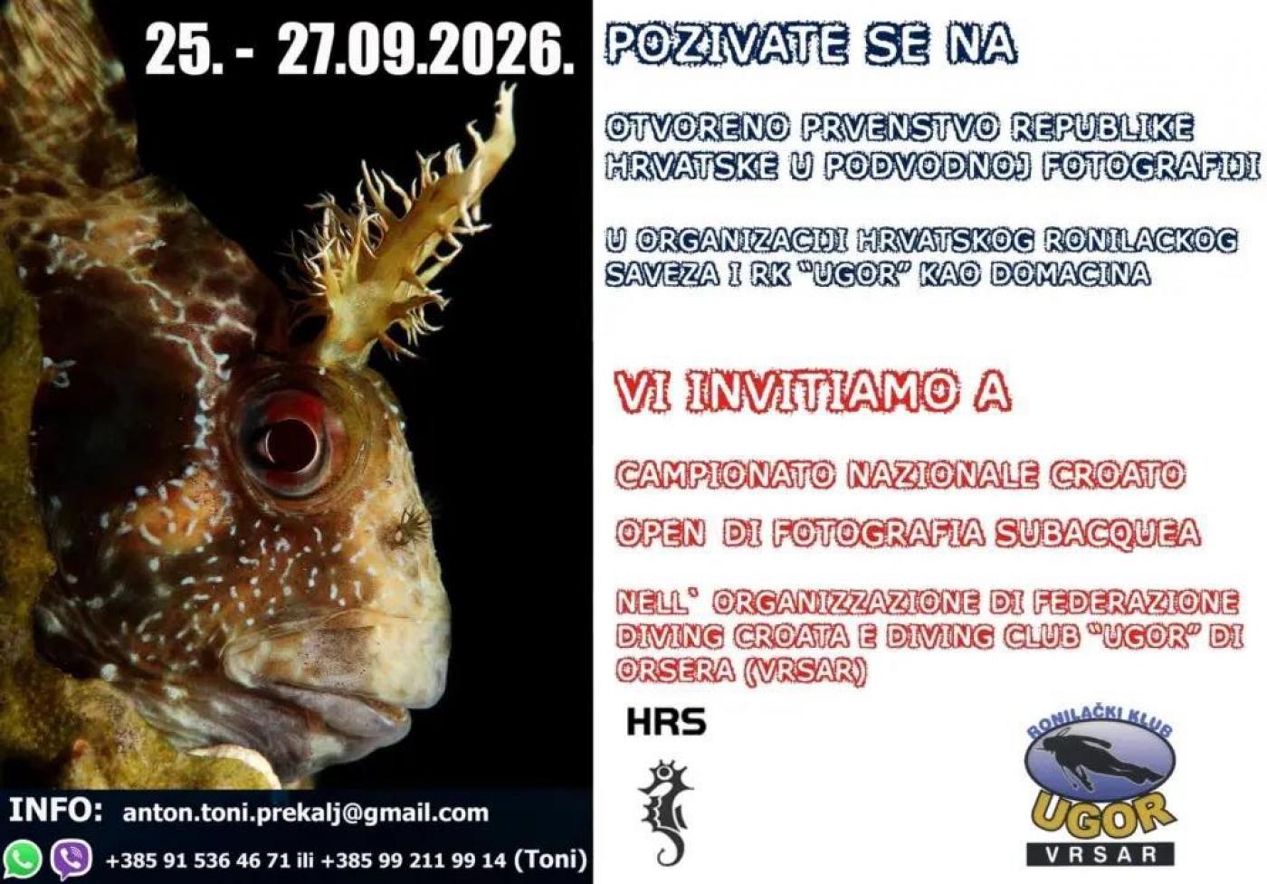 Vrsar je domaćin Otvorenog prvenstva Republike Hrvatske u podvodnoj fotografiji