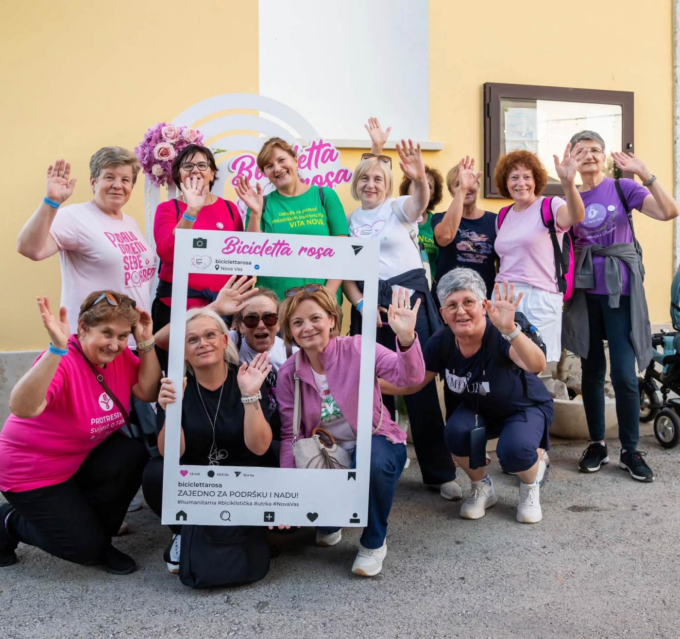 Bicicletta Rosa: Humanitarna biciklistička utrka i šetnja okupila više od 300 sudionika
