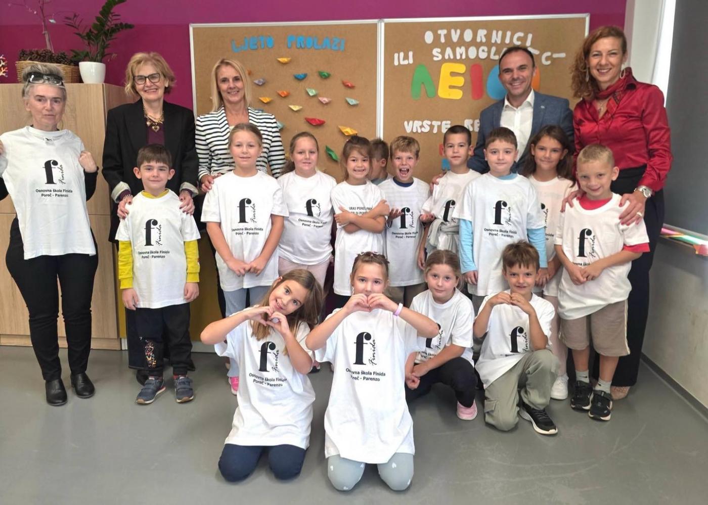 Gradonačelnik Peršurić posjetio sve porečke prvašiće povodom Dječjeg tjedna