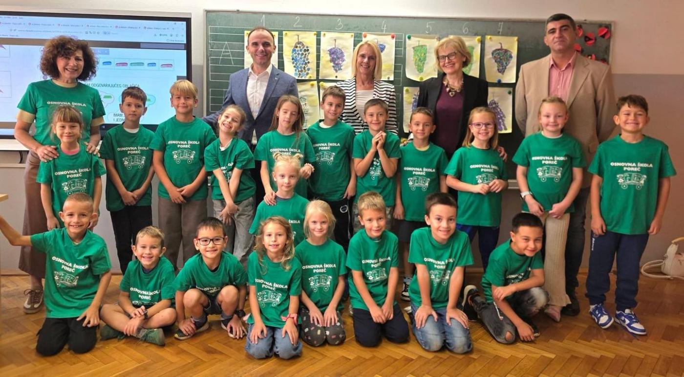 Gradonačelnik Peršurić posjetio sve porečke prvašiće povodom Dječjeg tjedna