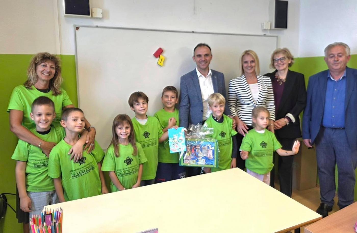 Gradonačelnik Peršurić posjetio sve porečke prvašiće povodom Dječjeg tjedna