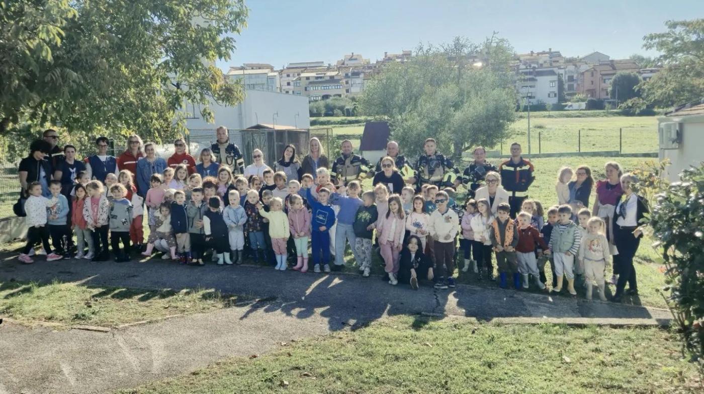 U Dječjem vrtiću Tići Vrsar provedena vježba evakuacije uz podršku JVP Poreč