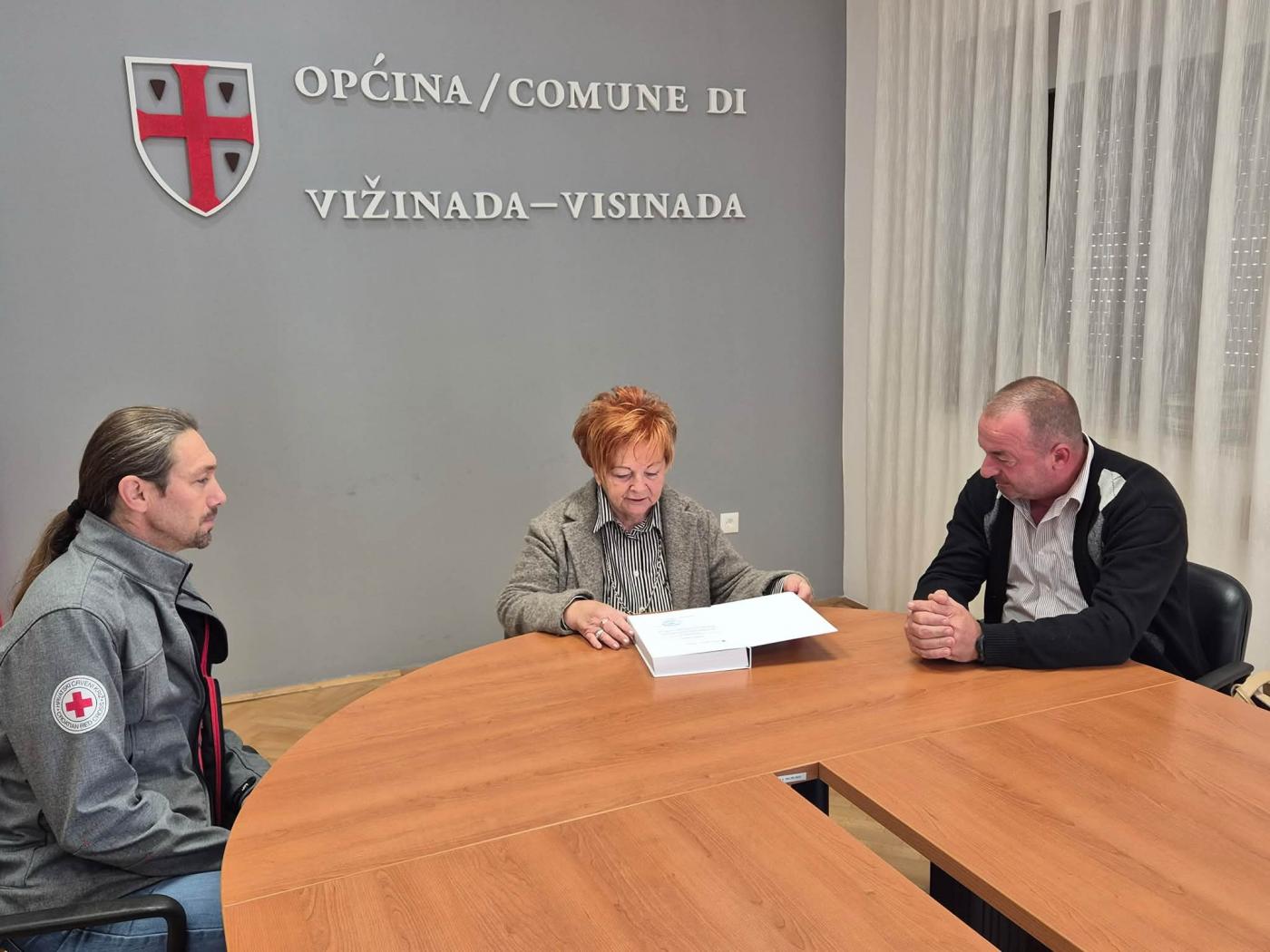 U povodu Dana dobrovoljnih davatelja krvi održan svečani prijem u Općini Vižinada-Visinada
